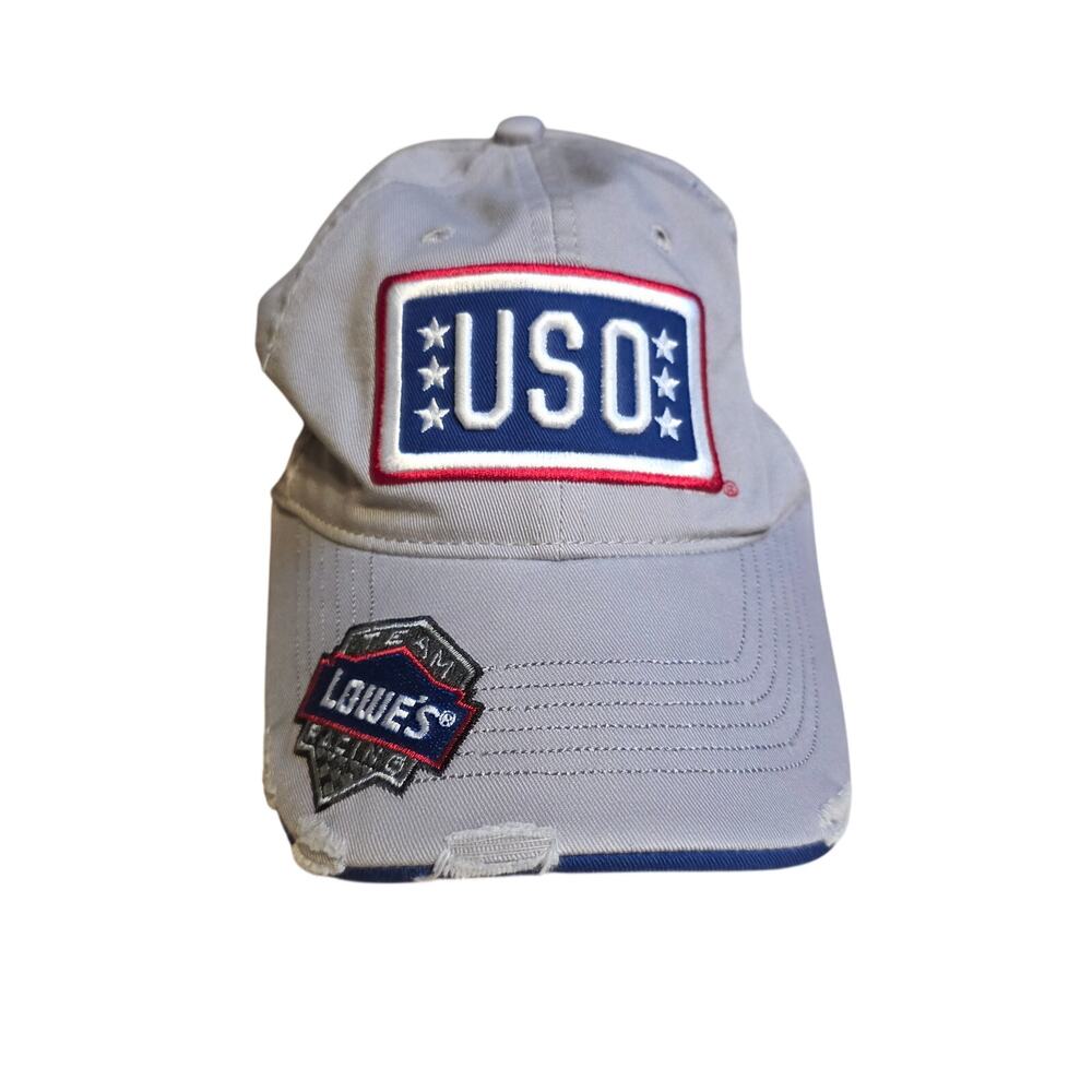 Jimmie Johnson #48 Lowe's USO Chase Authentics American Heroes Hat